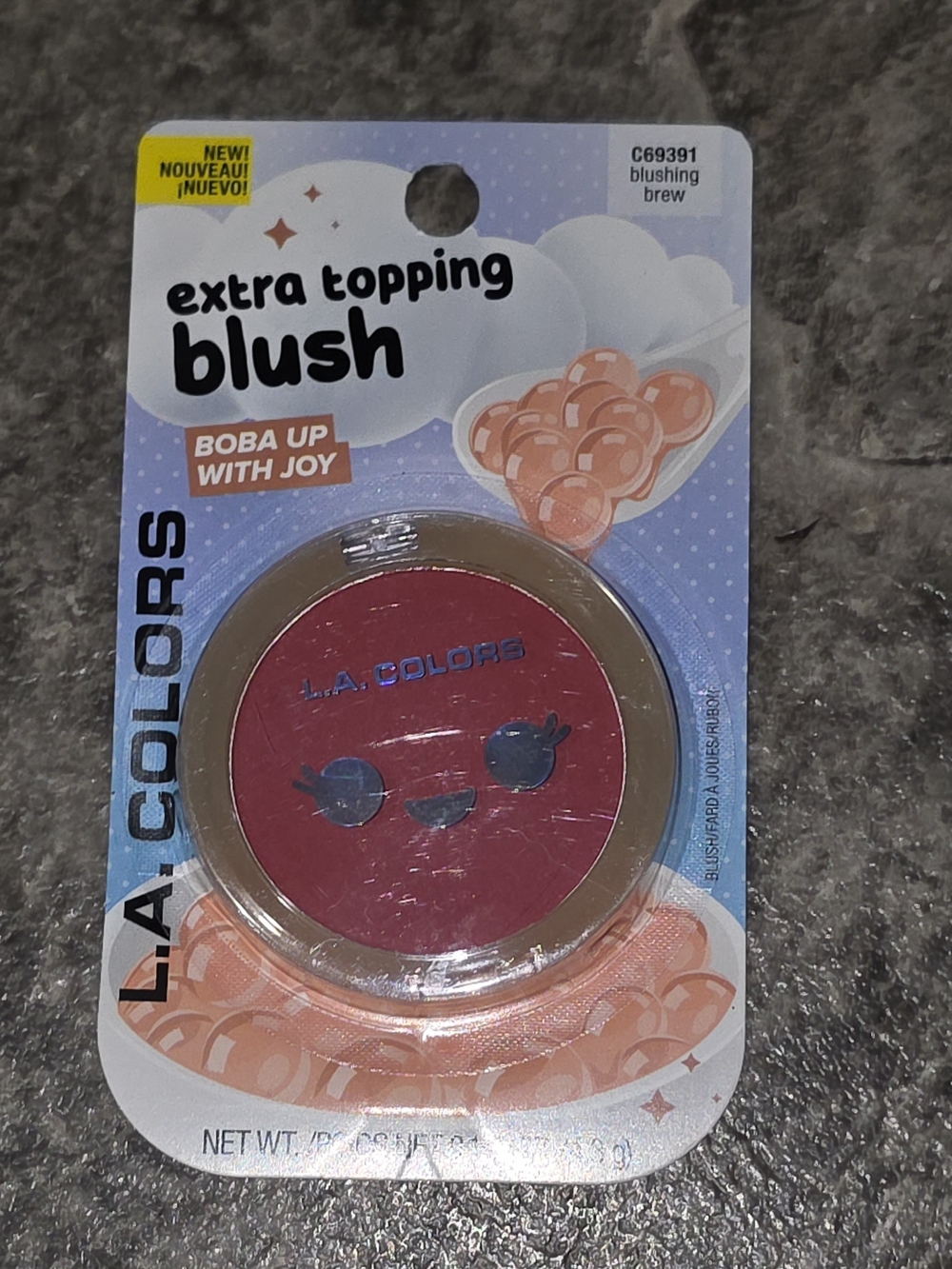 L.A. COLORS Extra Topping Blush in C69391 Blushing Brew 0.15oz BNIB